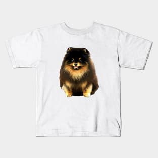 German Spitz Black and Tan Kids T-Shirt